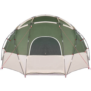 vidaXL Tenda da campeggio Verde 475 x 475 x 235 cm Poliestere