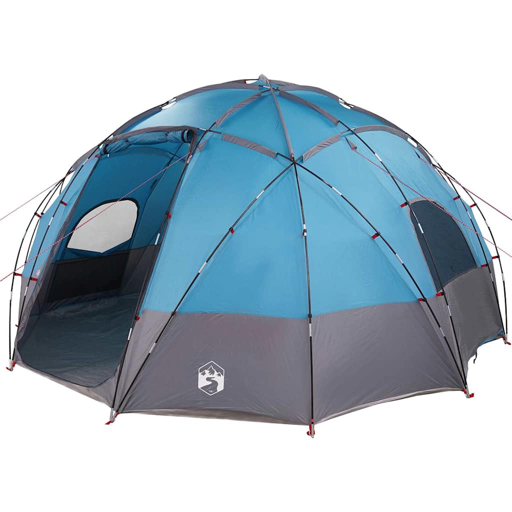 Tenda da campeggio con tetto Blu 475 x 475 x 235 cm Poliestere 42000994
