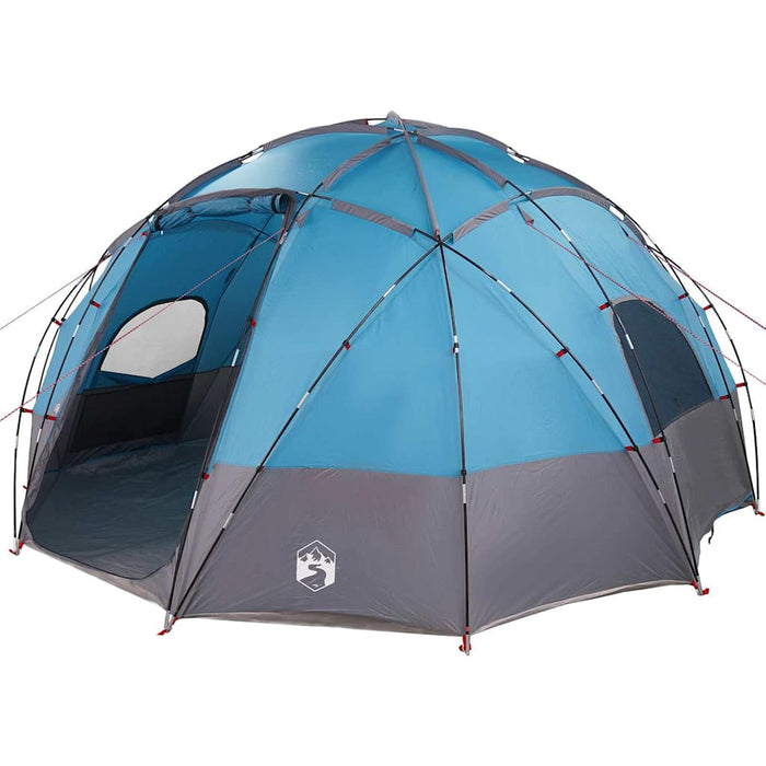 Tenda da campeggio con tetto Blu 475 x 475 x 235 cm Poliestere 42000994