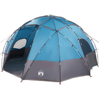 vidaXL Tenda da campeggio con tetto Blu 475 x 475 x 235 cm Poliestere