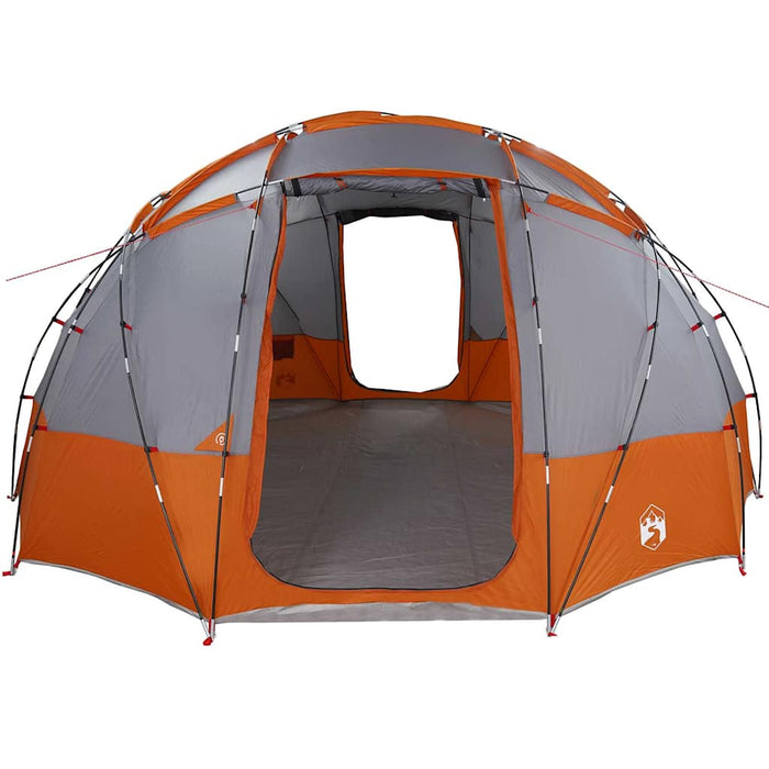 Tenda da campeggio Grigio e arancione 475 x 475 x 235 cm 42000995