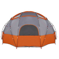 Tenda da campeggio Grigio e arancione 475 x 475 x 235 cm 42000995
