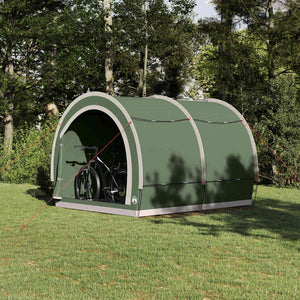 Tenda porta biciclette con tetto Verde 256 x 222 x 182 cm 42000996