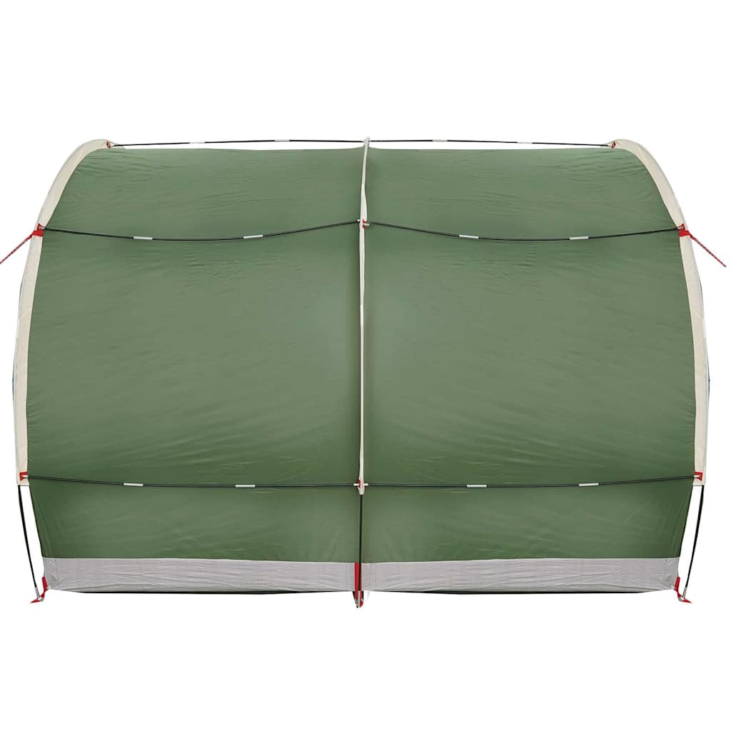 vidaXL Tenda porta biciclette con tetto Verde 256 x 222 x 182 cm