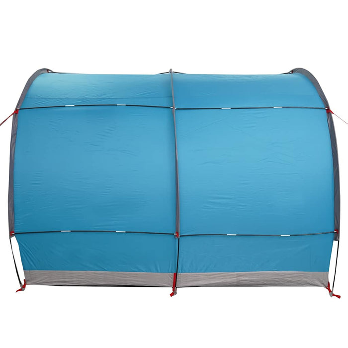 vidaXL Tenda porta biciclette con tetto Blu 256 x 222 x 182 cm