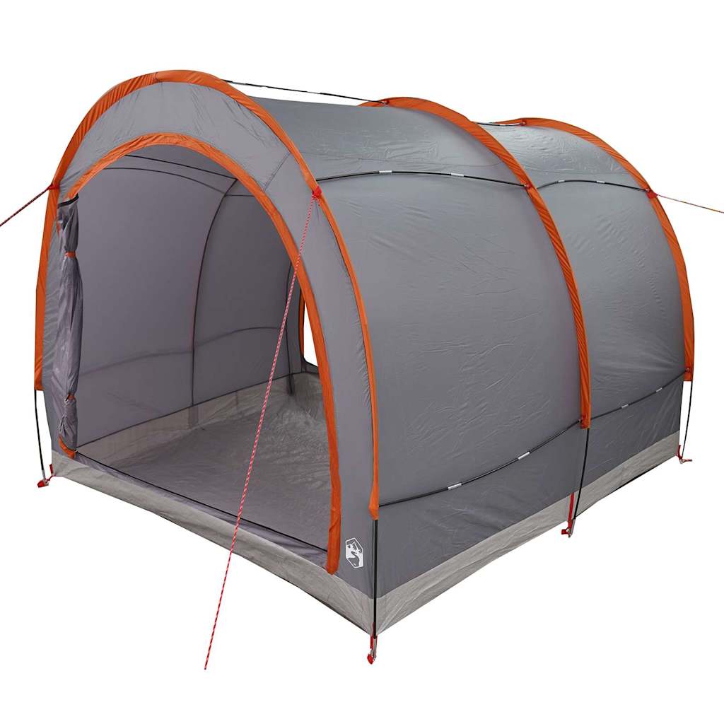 Tenda porta biciclette Grigio e arancione 256 x 222 x 182 cm 42000998