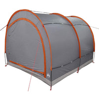 Tenda porta biciclette Grigio e arancione 256 x 222 x 182 cm 42000998
