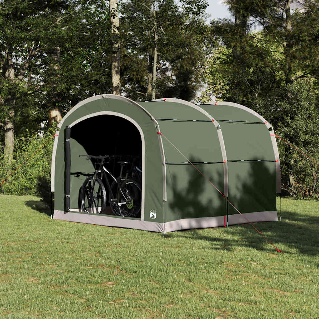 vidaXL Tenda con tetto Verde 268 x 240 x 191 cm Poliestere