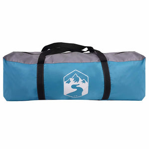 vidaXL Tenda con tetto Blu 268 x 240 x 191 cm Poliestere