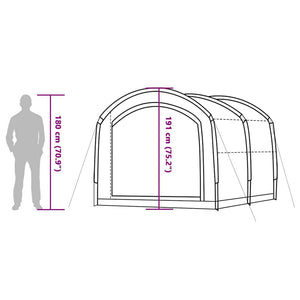 Tenda Grigio e arancione 268 x 240 x 191 cm Poliestere 42001001