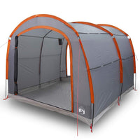 vidaXL Tenda Grigio e arancione 268 x 240 x 191 cm Poliestere