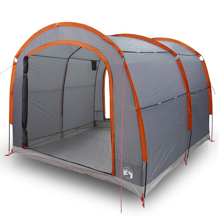 vidaXL Tenda Grigio e arancione 268 x 240 x 191 cm Poliestere