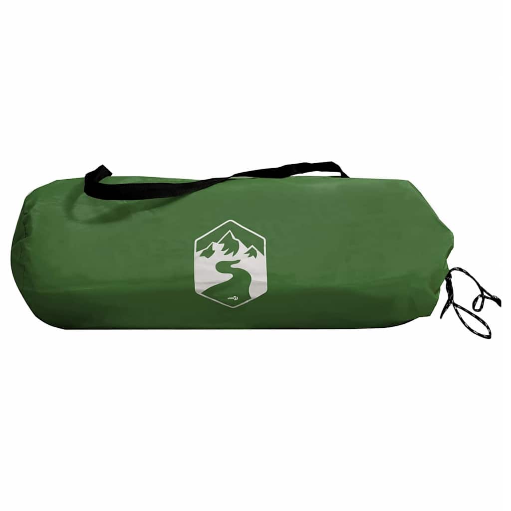 vidaXL Tenda porta biciclette con tetto Verde 210 x 90 x 174 cm