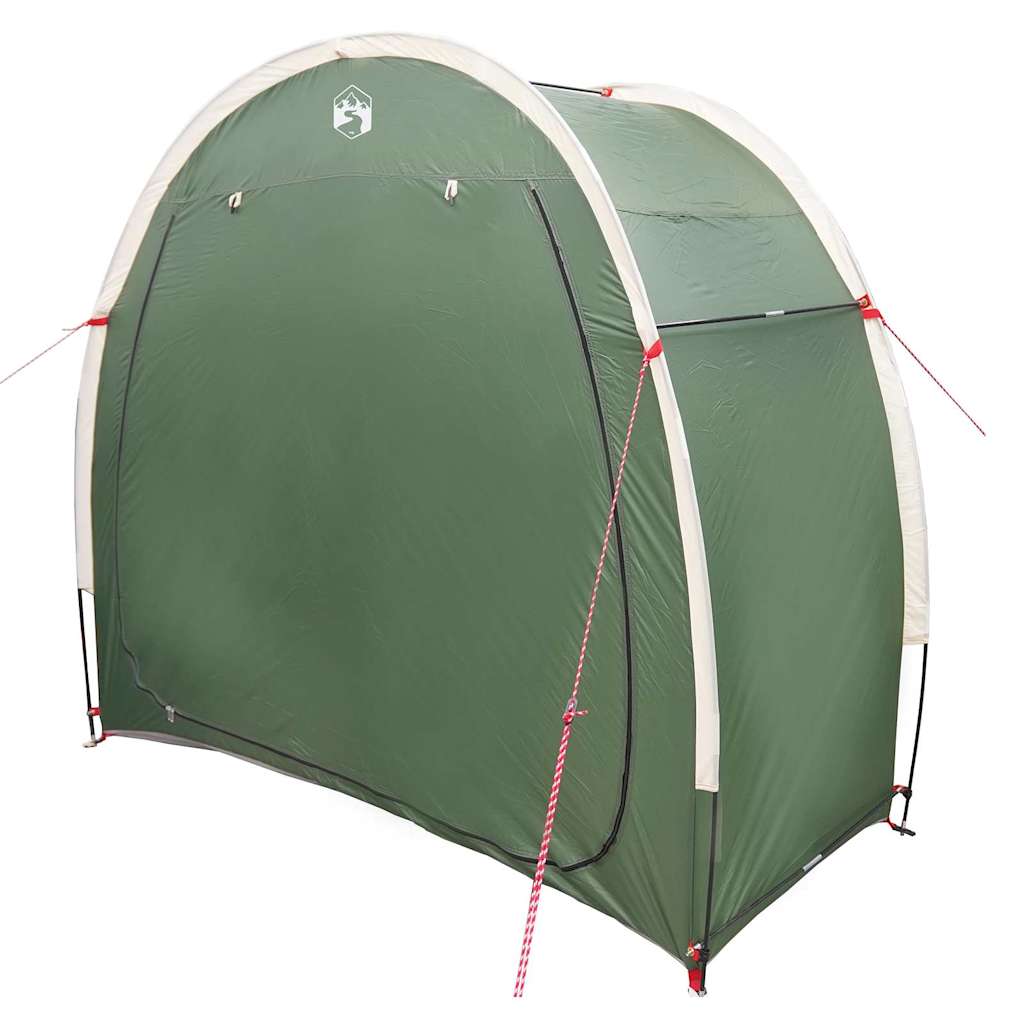 vidaXL Tenda porta biciclette con tetto Verde 210 x 90 x 174 cm