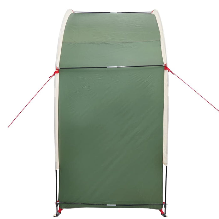 vidaXL Tenda porta biciclette con tetto Verde 210 x 90 x 174 cm