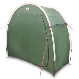 vidaXL Tenda porta biciclette con tetto Verde 210 x 90 x 174 cm
