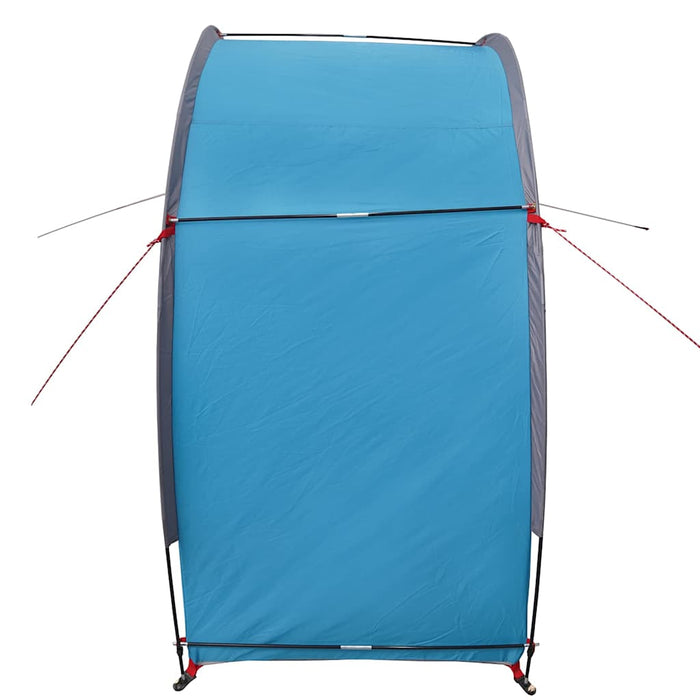 vidaXL Tenda porta biciclette con tetto Blu 210 x 90 x 174 cm