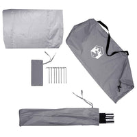 Tenda porta biciclette Grigio e arancione 210 x 90 x 174 cm 42001004