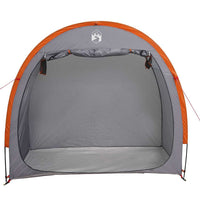 Tenda porta biciclette Grigio e arancione 210 x 90 x 174 cm 42001004