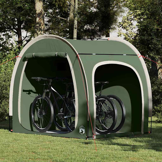 Tenda porta biciclette con tetto Verde 218 x 156 x 180 cm 42001005