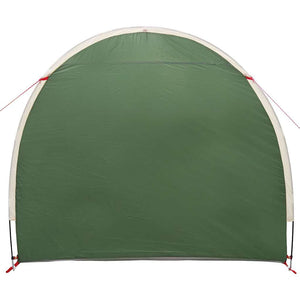 vidaXL Tenda porta biciclette con tetto Verde 218 x 156 x 180 cm