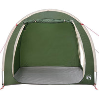vidaXL Tenda porta biciclette con tetto Verde 218 x 156 x 180 cm
