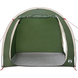 vidaXL Tenda porta biciclette con tetto Verde 218 x 156 x 180 cm