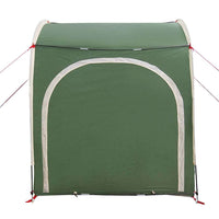 vidaXL Tenda porta biciclette con tetto Verde 218 x 156 x 180 cm