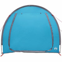 vidaXL Tenda porta biciclette con tetto Blu 218 x 156 x 180 cm