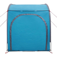 vidaXL Tenda porta biciclette con tetto Blu 218 x 156 x 180 cm