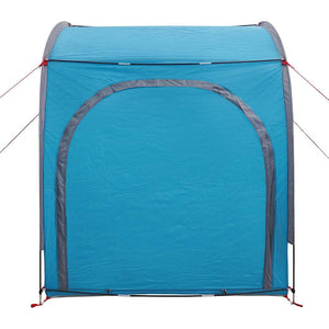 vidaXL Tenda porta biciclette con tetto Blu 218 x 156 x 180 cm