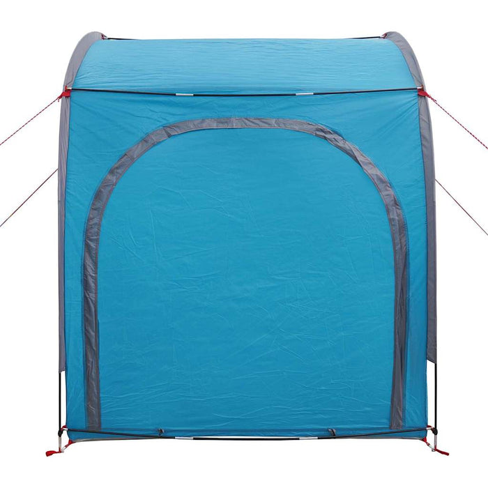 vidaXL Tenda porta biciclette con tetto Blu 218 x 156 x 180 cm