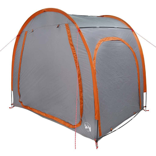 Tenda porta biciclette Grigio e arancione 218 x 156 x 180 cm 42001007