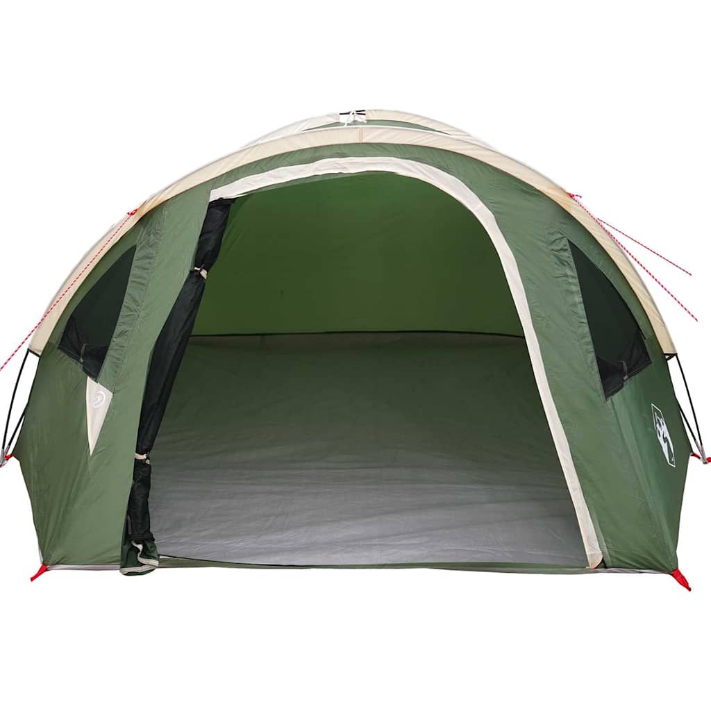 vidaXL Tenda da campeggio Verde 308 x 268 x 130 cm Poliestere