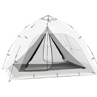 vidaXL Tenda interna Nero 240 x 160 x 133 cm Rete