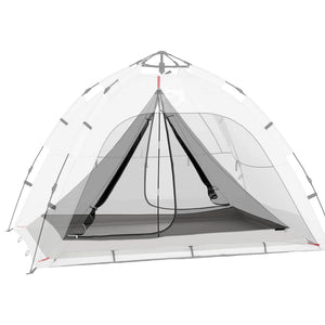 vidaXL Tenda interna Nero 240 x 160 x 133 cm Rete