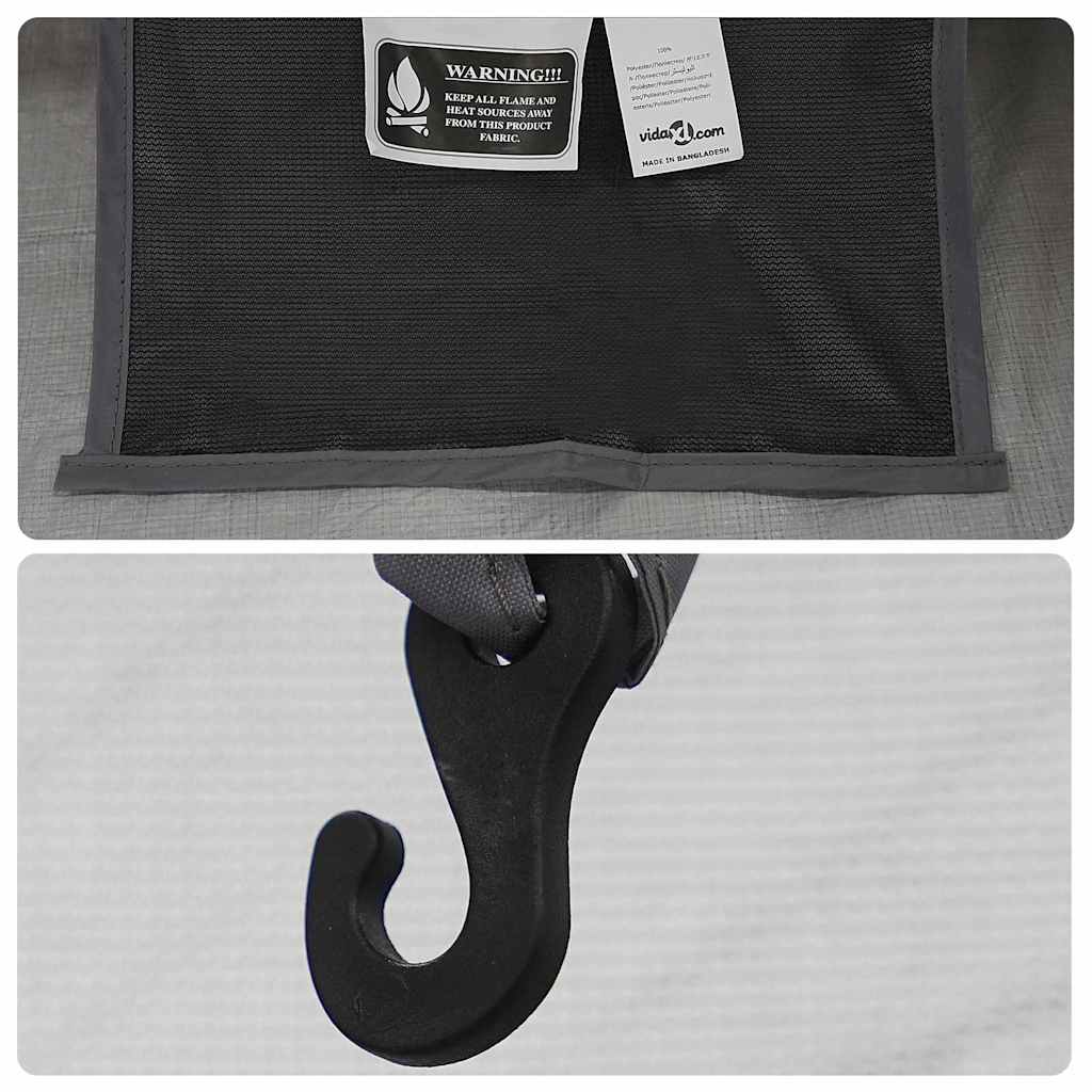 vidaXL Tenda interna Nero 208 x 140 x 175 cm Rete