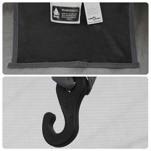 vidaXL Tenda interna Nero 208 x 140 x 175 cm Rete