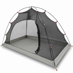 vidaXL Tenda con tetto Altro Grigio e Nero 236 x 108 x 120 cm
