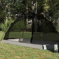Tenda con tetto Altro Grigio e Nero 236 x 150 x 136 cm 42001019