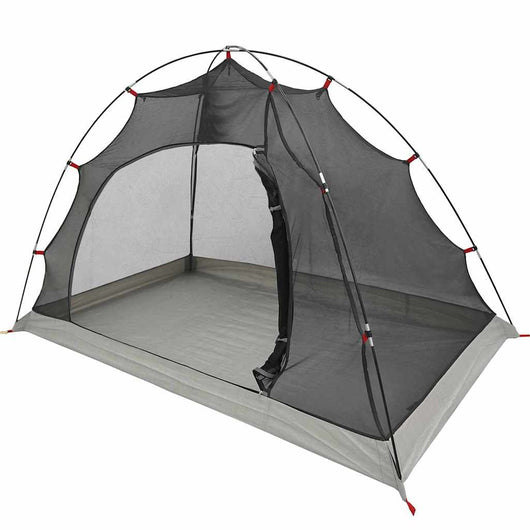 vidaXL Tenda con tetto Altro Grigio e Nero 236 x 150 x 136 cm