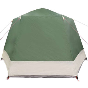 vidaXL Tenda da campeggio Verde 420 x 420 x 227 cm Poliestere