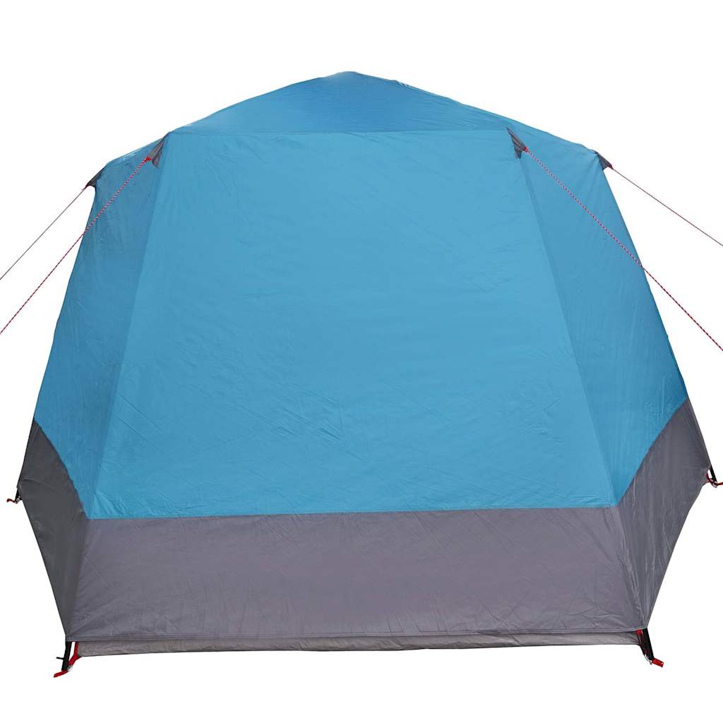 vidaXL Tenda da campeggio Blu 420 x 420 x 227 cm Poliestere
