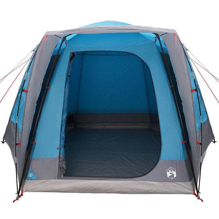 vidaXL Tenda da campeggio Blu 420 x 420 x 227 cm Poliestere