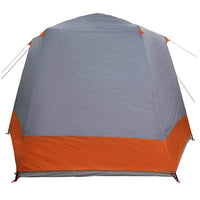 Tenda da campeggio Grigio e arancione 420 x 420 x 227 cm 42001028