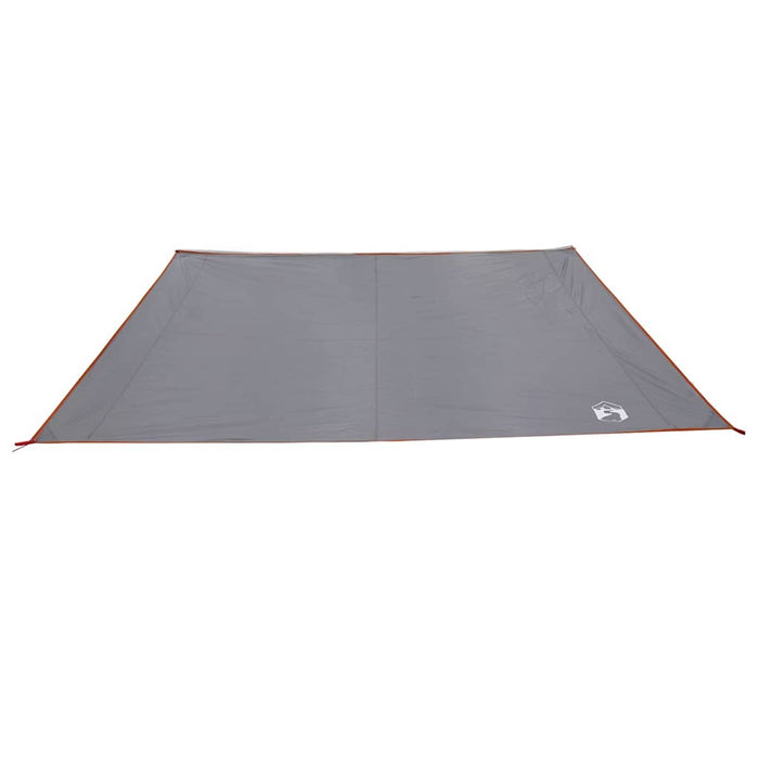 vidaXL Tarp resistente all'acqua Grigio e arancione