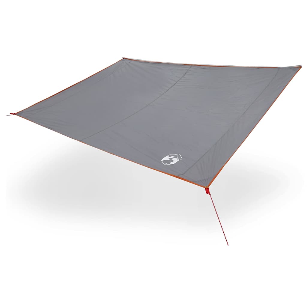 vidaXL Tarp resistente all'acqua Grigio e arancione