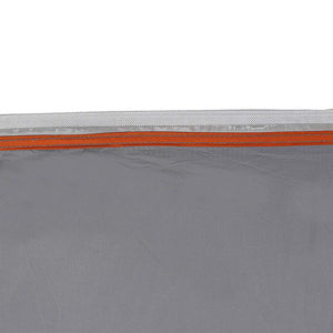vidaXL Tarp resistente all'acqua Grigio e arancione