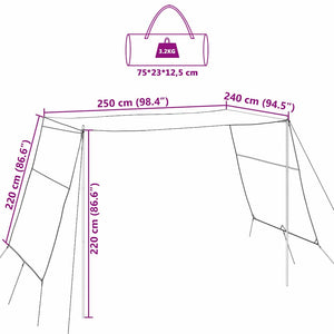 vidaXL Telo impermeabile