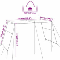 vidaXL Telo impermeabile